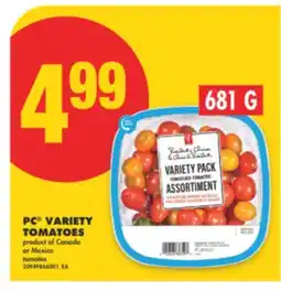 No Frills PC VARIETY TOMATOES, 681 G offer