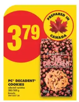 No Frills PC DECADENT COOKIES, 280/300 g offer