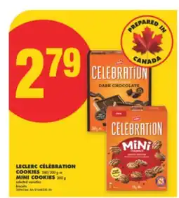 No Frills LECLERC CÉLÉBRATION COOKIES, 240/300 g or MINI COOKIES, 200 g offer