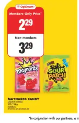 No Frills MAYNARDS CANDY, 150/154 G offer