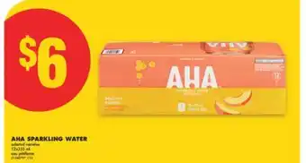 No Frills AHA SPARKLING WATER, 12x355 mL offer