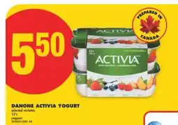No Frills DANONE ACTIVIA YOGURT, 12's offer
