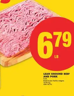 No Frills LEAN GROUND BEEF AND PORK offer