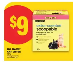 No Frills NO NAME CAT LITTER, 18 kg offer