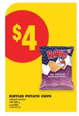 No Frills RUFFLES POTATO CHIPS, 180-200 g offer