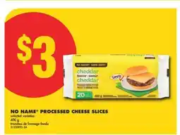 No Frills NO NAME PROCESSED CHEESE SLICES, 400 g offer