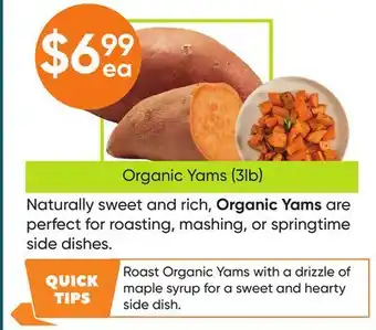 Healthy Planet Organic Yams (3lb) offer