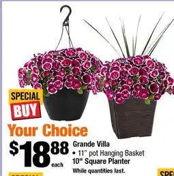 Home Depot Grande Villa offer