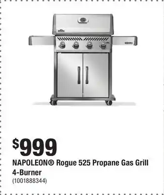 Home Depot NAPOLEON Rogue 525 Propane Gas Grill 4-Burner offer