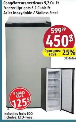 Sushi Shop Freezer Uprights 5.2 Cubic Ft offer