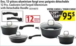 Sushi Shop 12 Pcs. Cookware Set Forged Allaminium with Detachable Handle offer