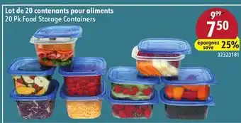 Sushi Shop 20 Pk Food Storage Containers offer