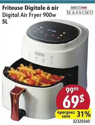 Sushi Shop Digital Air Fryer 900w offer