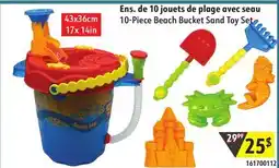 Sushi Shop 10-Piece Beach Bucket Sand Toy Set offer