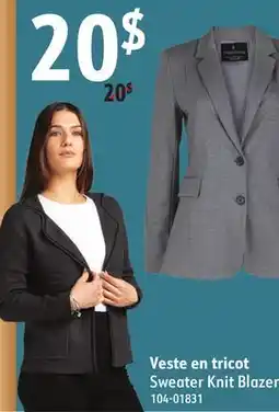 Sushi Shop Sweater Knit Blazer offer