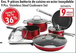 Sushi Shop 9 Pcs. Stainless Steel Cookware Set offer