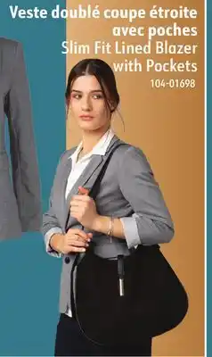 Sushi Shop Slim Fit Lined Blazer with Pockets offer