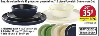 Sushi Shop 12 piece Porcelain Dinnerware Set offer