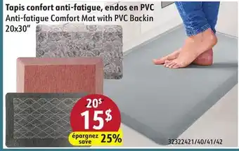 Sushi Shop Anti-fatigue Comfort Mat with PVC Backin 20x30 offer