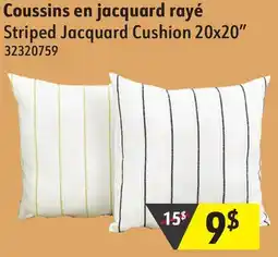 Sushi Shop Striped Jacquard Cushion 20x20 offer