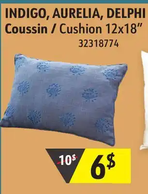 Sushi Shop INDIGO, AURELIA, DELPHI Cushion 12x18 offer