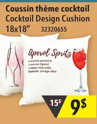 Sushi Shop Cocktail Design Cushion offer