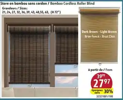 Sushi Shop Bamboo Cordless Roller Blind offer