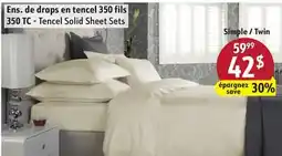Sushi Shop 350 TC - Tencel Solid Sheet Sets offer