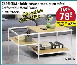 Sushi Shop Coffee table Metal Frame offer