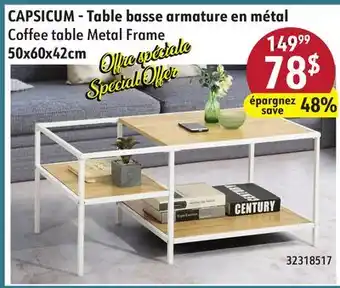 Sushi Shop Coffee table Metal Frame offer
