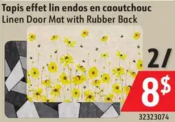 Sushi Shop Linen Door Mat with Rubber Back offer
