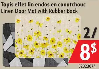 Sushi Shop Linen Door Mat with Rubber Back offer