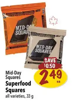 Farm Boy Mid-Day Squares Superfood Squares offer