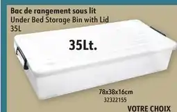 Sushi Shop Under Bed Storage Bin with Lid 35L offer