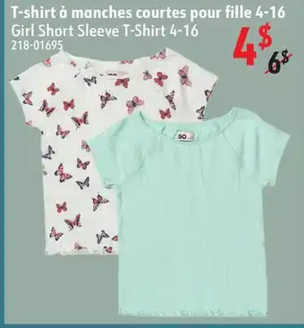 Sushi Shop Girl Short Sleeve T-Shirt 4-16 offer