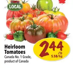 Farm Boy Heirloom Tomatoes offer