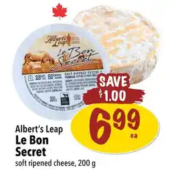 Farm Boy Albert's Leap Le Bon Secret soft ripened cheese offer