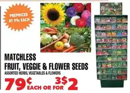 Len's Mill Stores Matchless Fruit, Veggie & Flower Seeds offer