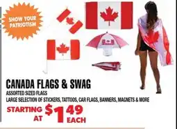 Len's Mill Stores Canada Flags & Swag offer
