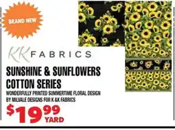 Len's Mill Stores Sunshine & Sunflowers Cotton Series offer