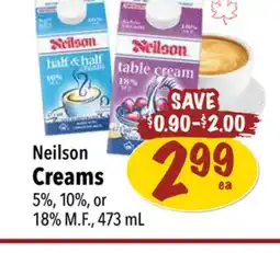 Farm Boy Neilson Creams 5%, 10%, or 18% M. F., 473 mL offer