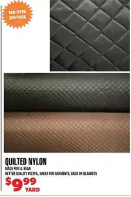 Len's Mill Stores Quilted Nylon offer