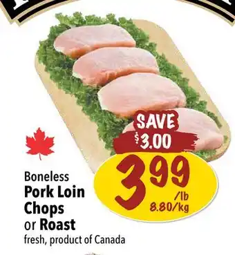 Farm Boy Boneless Pork Loin Chops offer