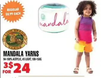 Len's Mill Stores Mandala Yarns offer