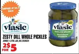 Len's Mill Stores Vlasic Zesty Dill Whole Pickles offer