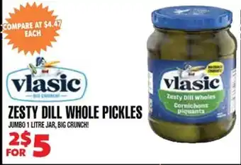 Len's Mill Stores Vlasic Zesty Dill Whole Pickles offer
