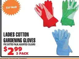 Len's Mill Stores Ladies Cotton Gardening Gloves offer