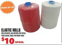 Len's Mill Stores Elastic Rolls offer