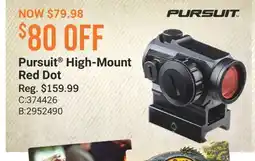 Cabela's Pursuit High-Mount Red Dot offer