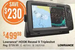 Cabela's Lowrance HOOK Reveal 9 Tripleshot offer